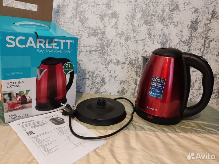 Электро чайник Scarlett новый в упаковке