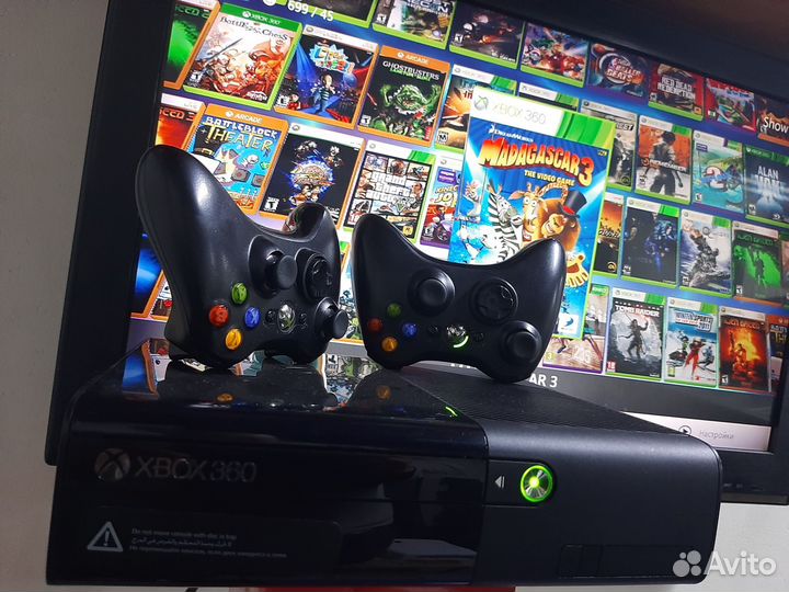 Xbox 360 прошитый 65 игр