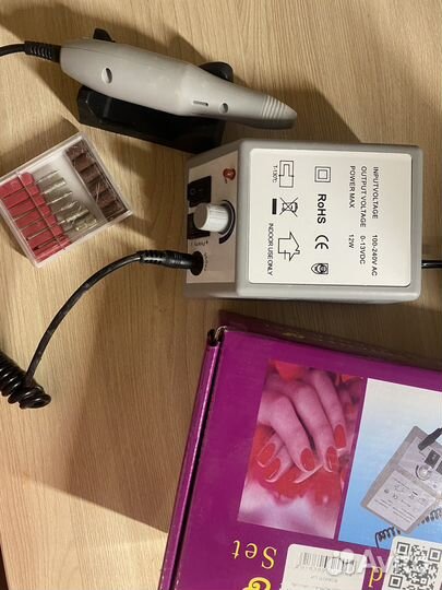 Набор для маникюра с лампой