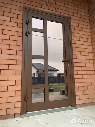 Алюминиевые портальные двери и окна