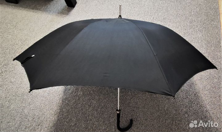 Зонт трость мужской черный