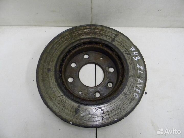 Диск тормозной передний вентилируемый Aveo (T200)