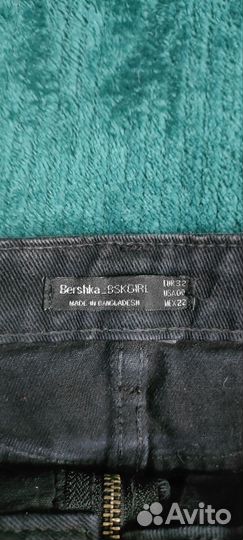 Джинсовая мини-юбка черная