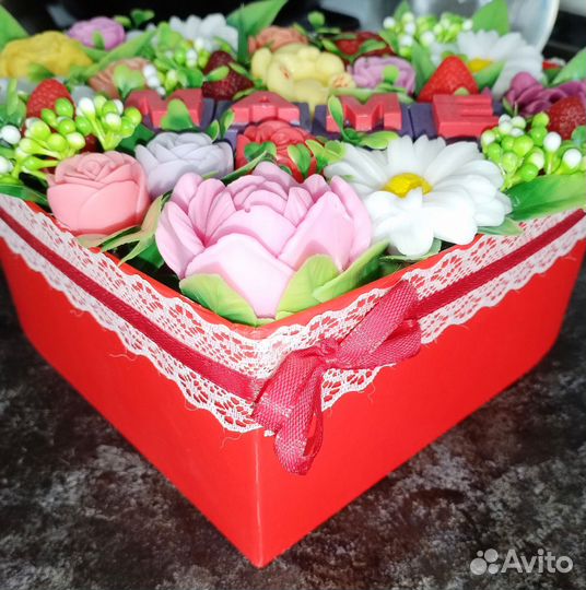 Мыло ручной работы сердце