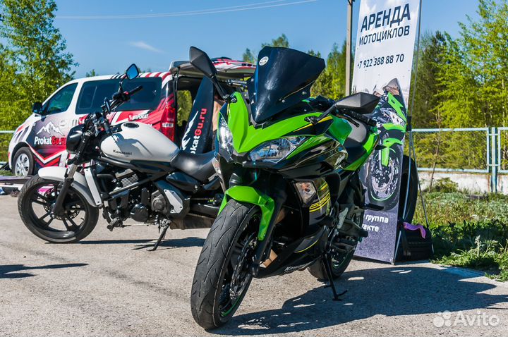 Прокат аренда мотоцикла kawasaki Ninja