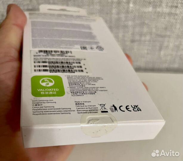 Чехол Smart Clear View Cover на Samsung S22