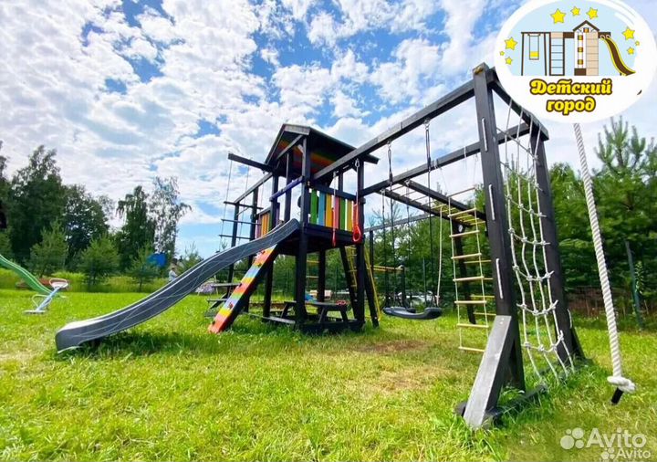 Детский спортивно-игровой комплекс Black 2