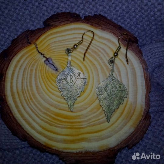 Серьги из ювелирной бронзы