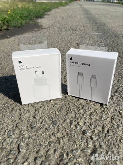 Быстрая зарядка на айфон 25w (комплект)
