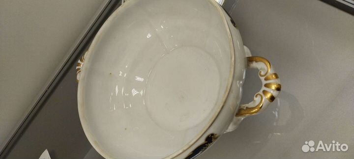Супница Чехия 60 е годы фарфор без сколов