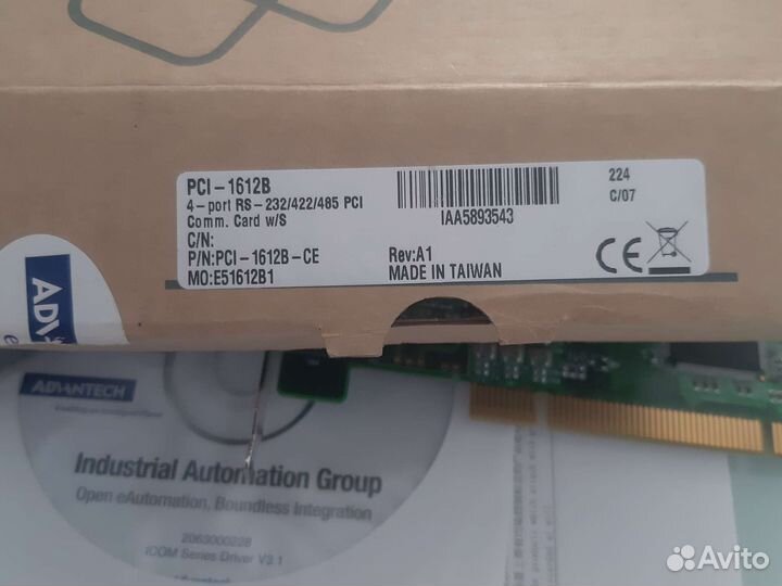 Плата PCI-1612 B-CE 4-port 232/422/485