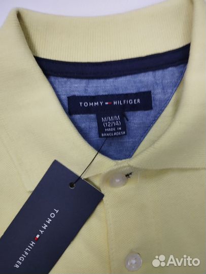 12-14 л, Поло для мальчика Tommy Hilfiger