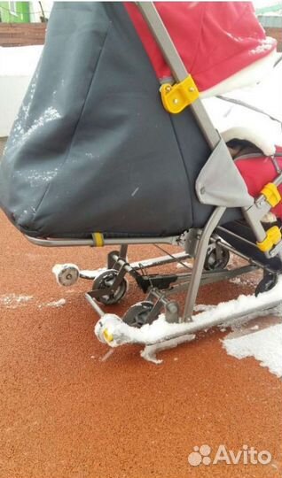 Детские санки коляска