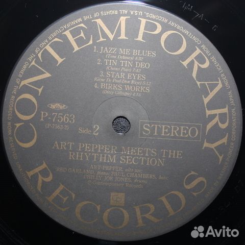 Art Pepper / Art Pepper Meets The Rhythm Section