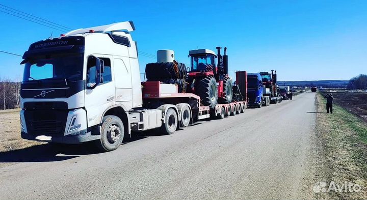 Грузоперевозки негабарита на траллах