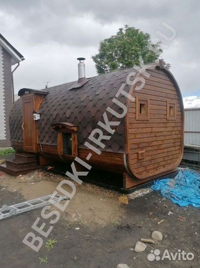 Баня бочка 6 м
