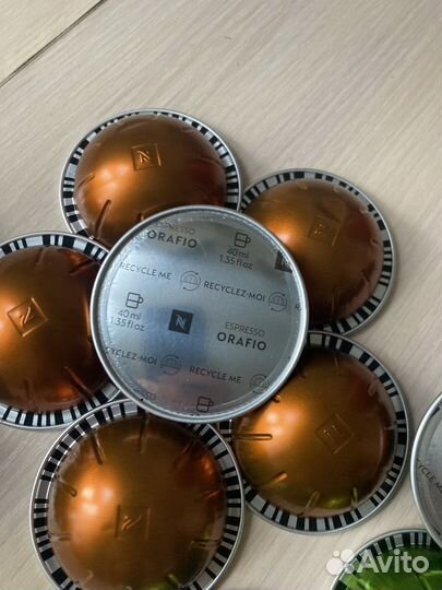 Капсулы nespresso vertuo 40мл