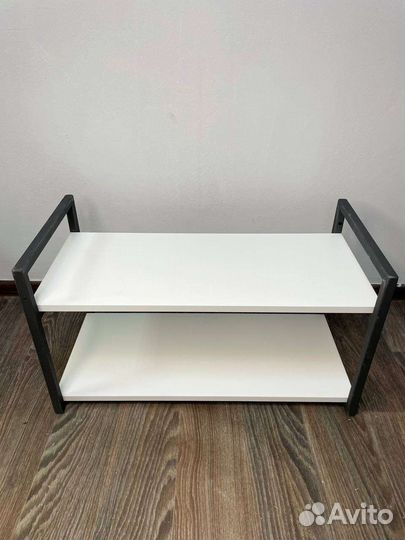 Полка навесная лофт,полка напольная для обуви