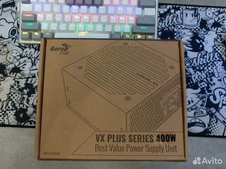 Блок питания Aerocool vx plus 400w