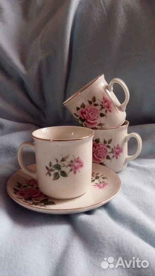 Кофейный сервиз на 6 персон новый