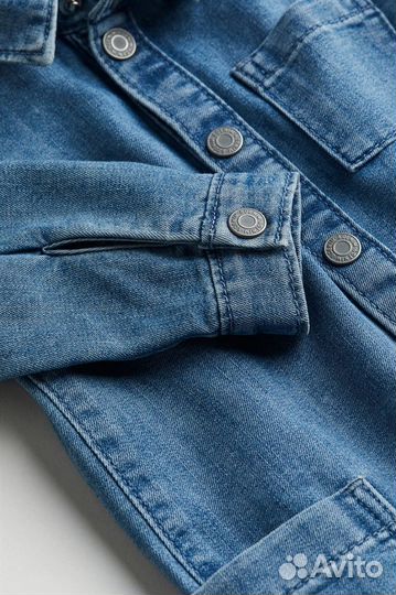 Джинсовый костюм HM 86 92 ромпер комбинезон
