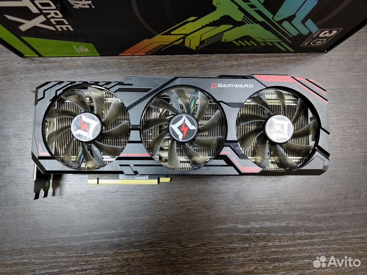 Видеокарта Rtx 3080ti gainward chasing wind