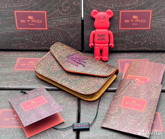 Кошелек женский Etro коричневый