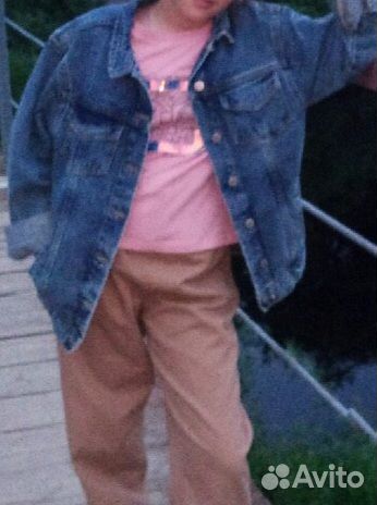 Джинсовая куртка для девочки 152