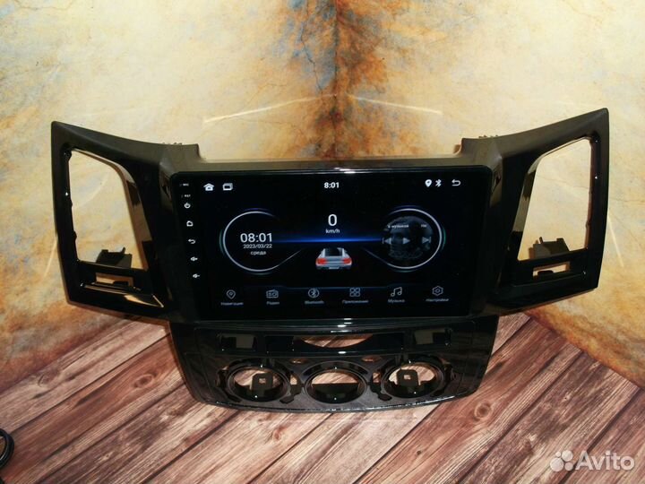 Магнитола Toyota Fortuner Android GPS 2011-2015г