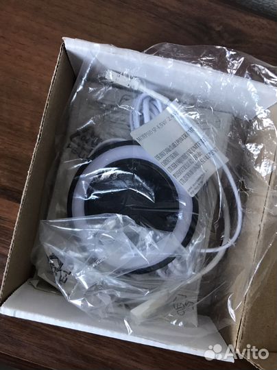 Точечный светильник круглый, накладной, черный