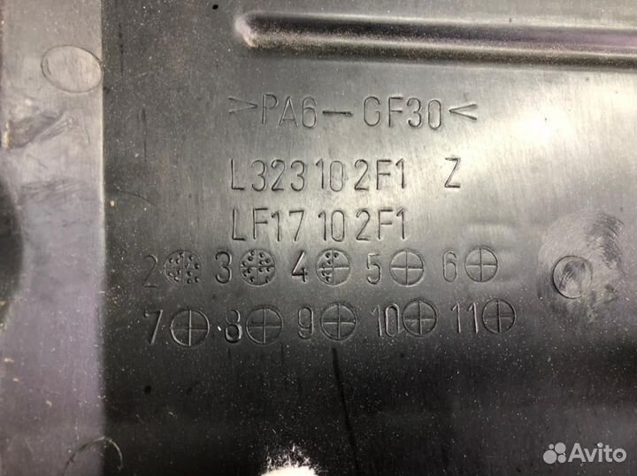 Крышка двигателя mazda 6 gg