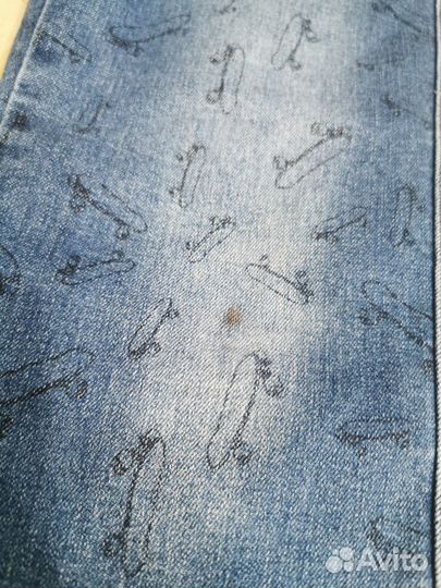 Джинсы утепленные 140