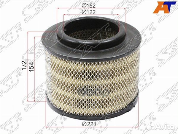 Фильтр воздушный toyota hilux 1kdftv 04- ST-178