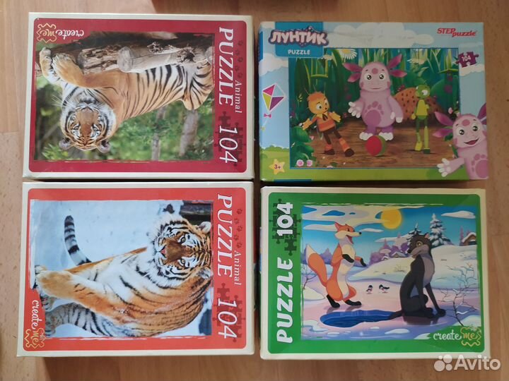 Пазлы разной сложности