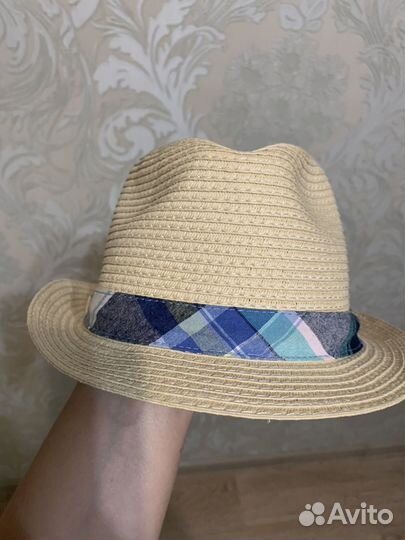 Соломенная шляпа детская