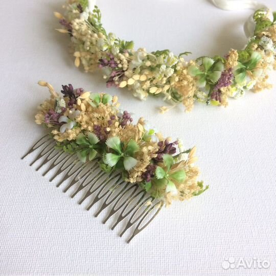 Свадебные ободки, венки