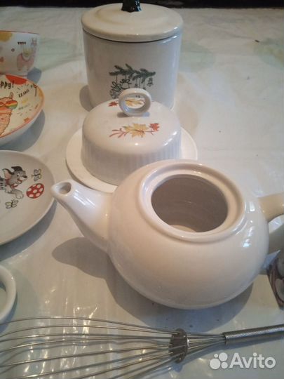 Блюдца.чашки.пиала.чайник