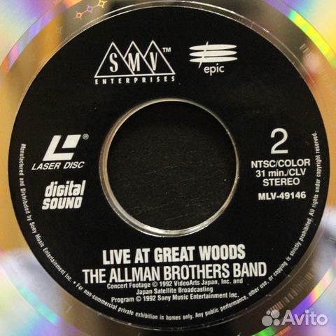 The Allman Brothers Band / Live AT Great Woods (LD