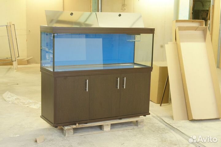Аквариум 450 литров пластик абс венге