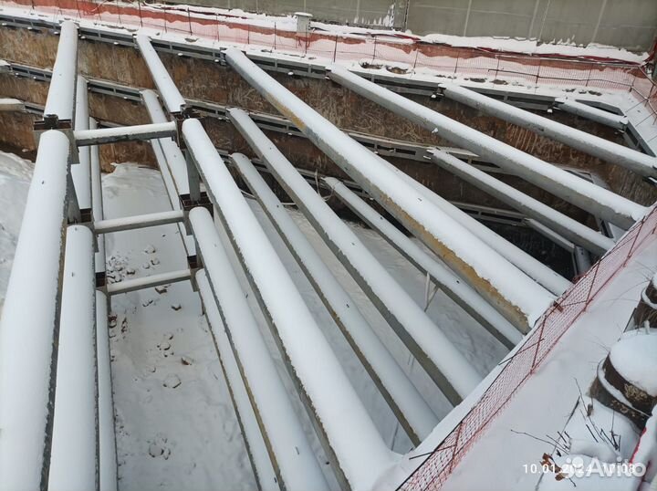 Распорная система котлована