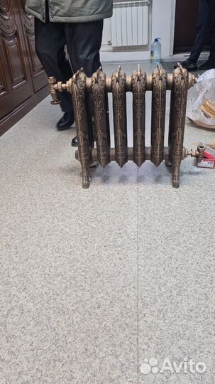 Чугунные батареи ретро с художественным литьем