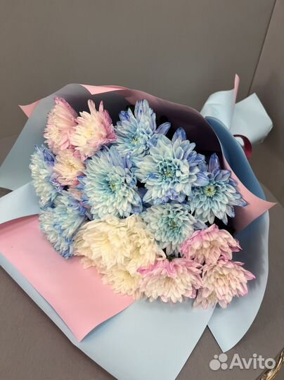 Букет из хризантем