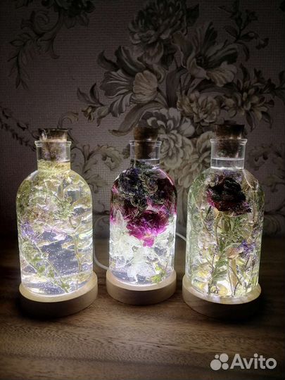 Ночник из эпоксидной смолы