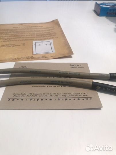 Межблочный кабель Cardas neutral ref. 0,5m rca