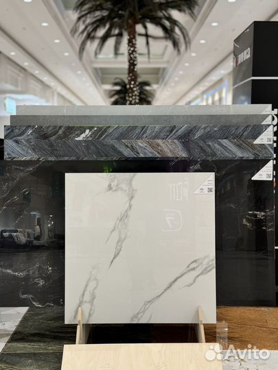 Керамогранит 60x60 мрамор белый ragan