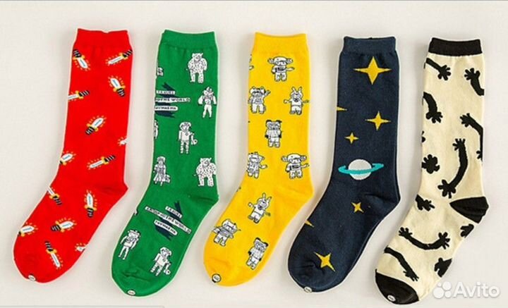 Носки Разных Цветов и Размеров