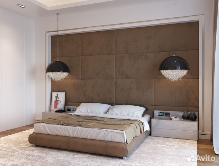 Изготовление мягких стеновых панелей