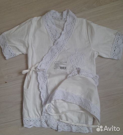 Крестильный набор для девочки 74 размера