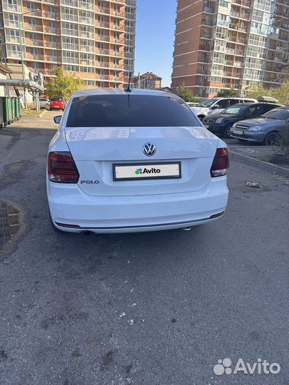 Volkswagen Polo 1.6 AT, 2018, 168 651 км