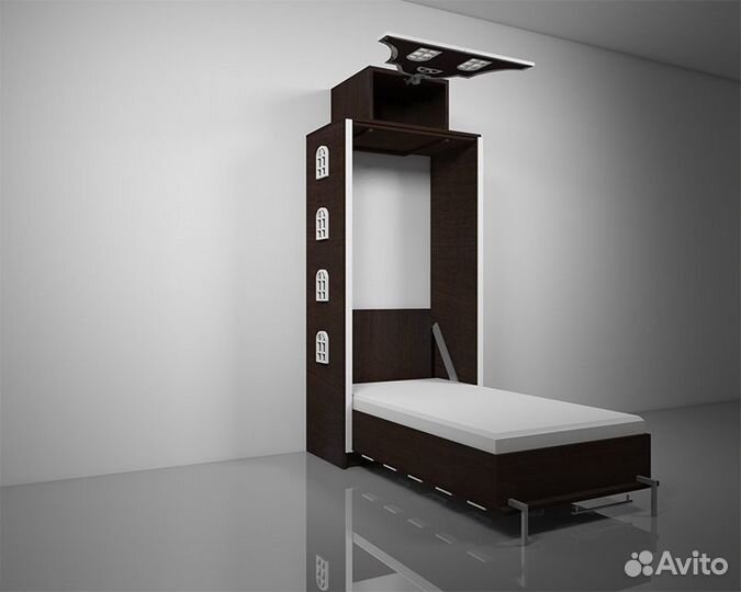 Подъемная откидная шкаф кровать домик детская Б-40